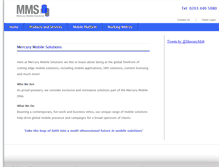 Tablet Screenshot of mercurymobilesolutions.com